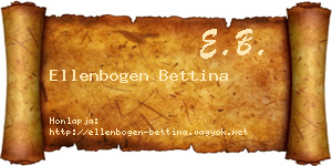 Ellenbogen Bettina névjegykártya
